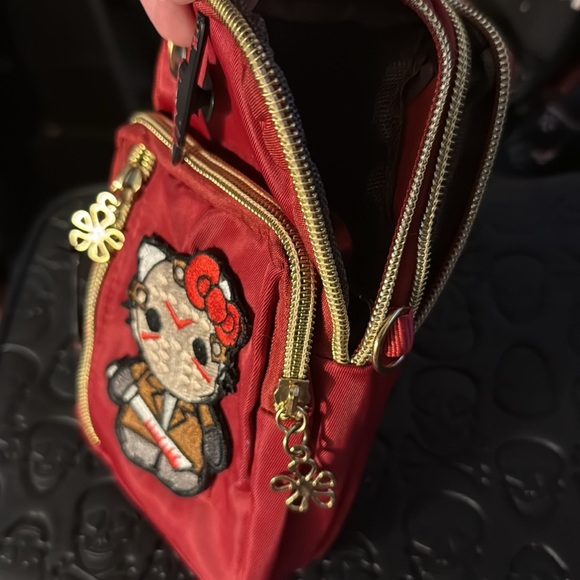 Red Jason Voorhees Hello Kitty Crossbody Bag. - Picture 5 of 5